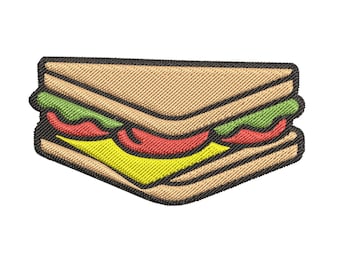 Sub Sandwich Embroidery Design