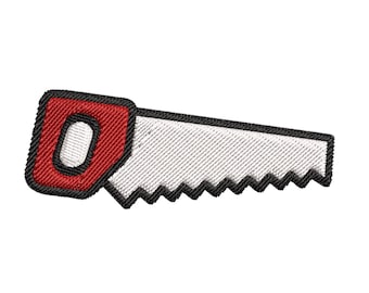 Hand Saw Embroidery Design – Classic Tool