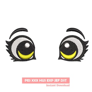 Eyes embroidery design, Embroidery file, Machine Embroidery Design, Embroidery pattern file, expressions, comic, kids face , emotions
