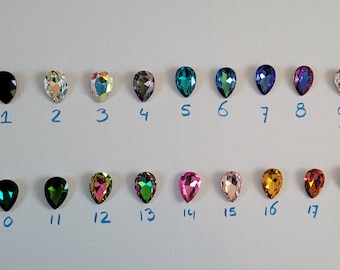 Rhinestone colors options