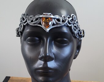 Latex circlet pick stone color (silver)