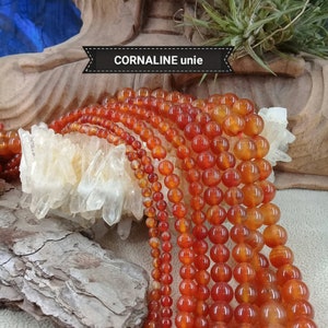 Collana Pietra Preziosa Rotonda Pietra Di Luna Brillante Naturale 6/8 - Foto 7