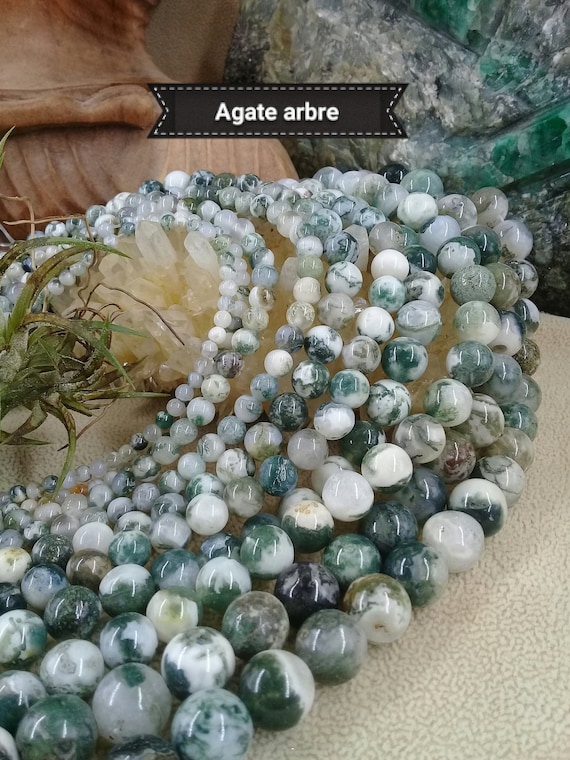Buy Opalized Agate 8mm Beads for Mala Necklace Making!