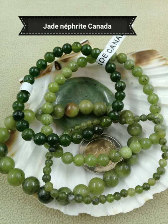 Handmade Natural 4 mm 6 mm 8 mm 10 mm Vert Agate Gemstone Beads Stretch Bracelet