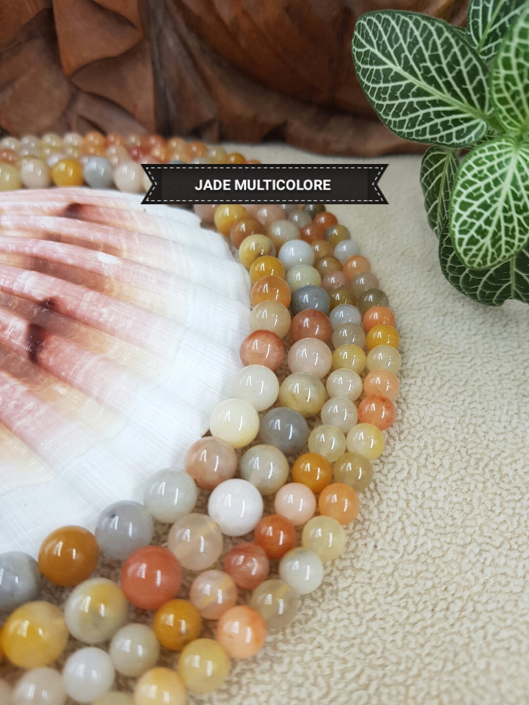 Perle In Giada Naturale PRL429 - Materiali - Bigiotteria - Di A... | Su - Foto 11