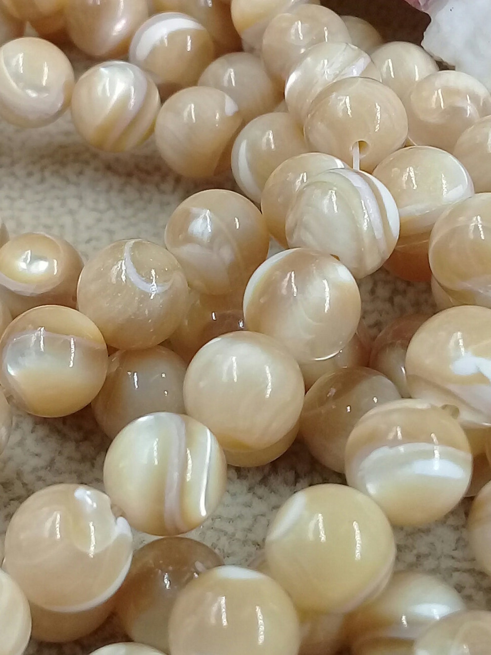 Perlas en Perla Beige Benefactor Shell