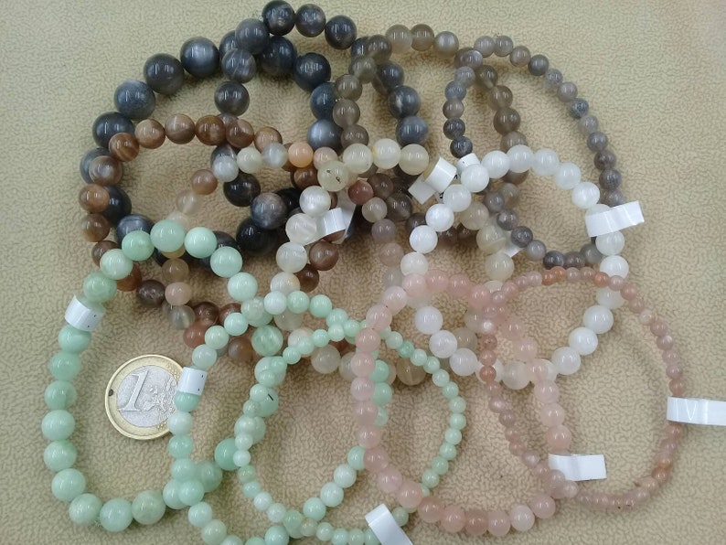 perle de 4 mm LITHO-REIKI gemstone Bracelet en pierre sodalite