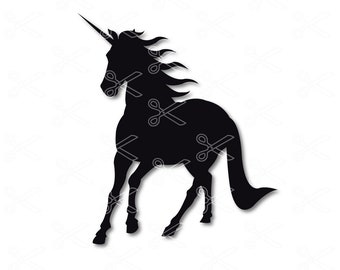 Unicorn SVG, PNG, DXF, Eps Cutting Files - Unicorn Clipart - Unicorn Vector - Cricut & Silhouette Cut File - Magical Unicorn Svg Dxf file