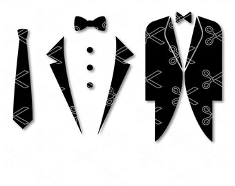 Download Tuxedo shirt svg | Etsy