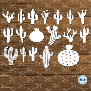 Cactus cut files, succulent SVG bundle, desert plants vector, boho chic designs, southwest clipart, plant lover SVG, cricut cactus files