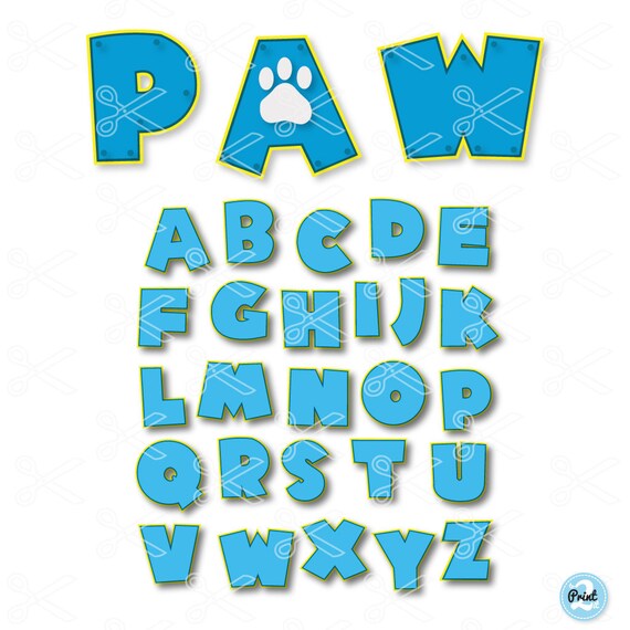 Free Free Paw Patrol Font Svg Free 145 SVG PNG EPS DXF File