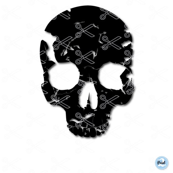 Download Skull SVG DXF PNG Eps Cut File Skull Svg File Svg Skull | Etsy