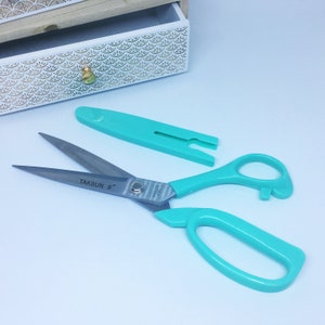 Sewing scissors, tailor scissors, cutting scissors, 23 cm multi-purpose scissors, different colors