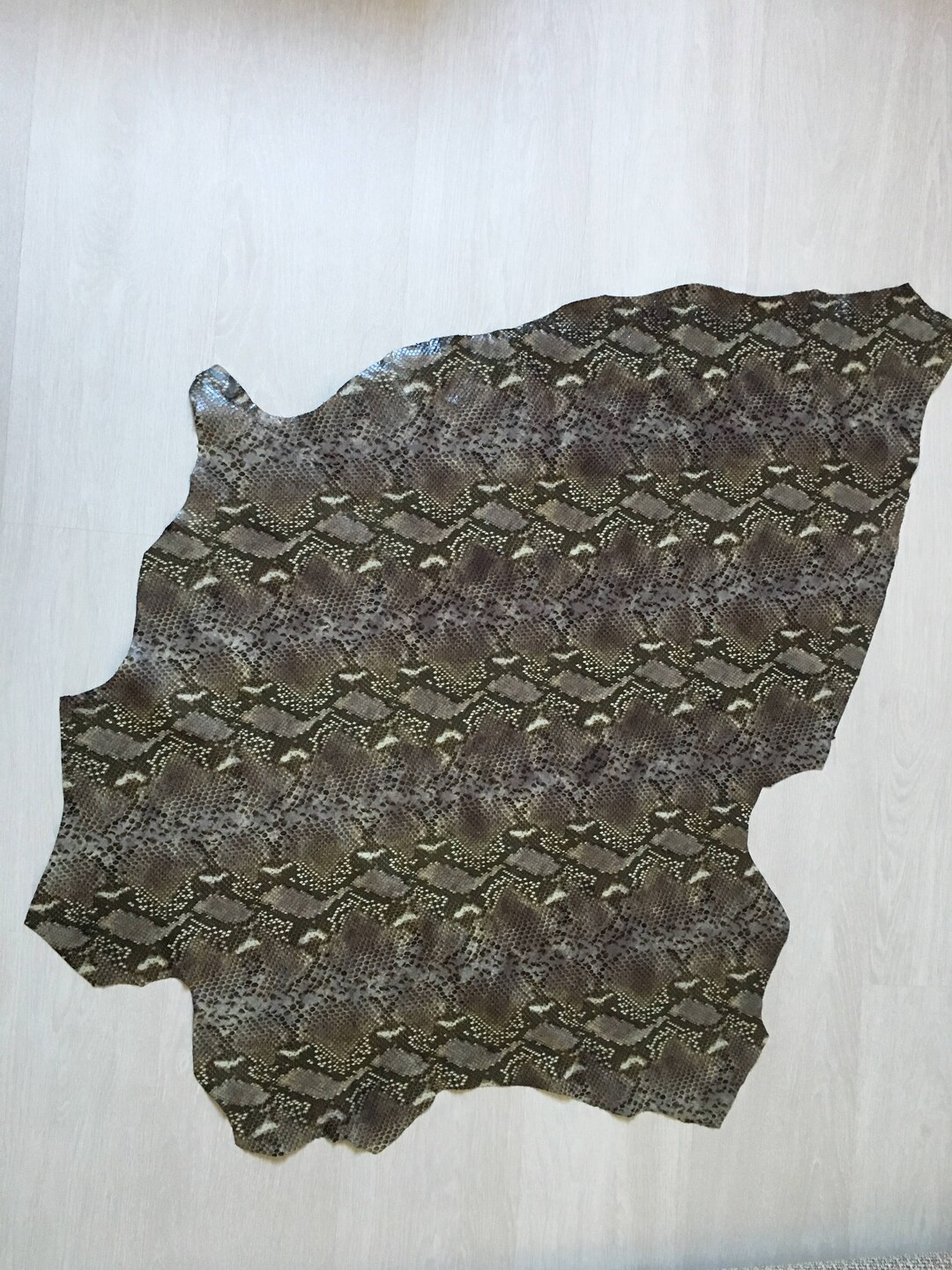 100% Imitation Python Cowhide Leather Coupon - Etsy