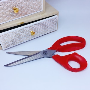 Sewing scissors, tailor scissors, cutting scissors, 23 cm multi-purpose scissors, different colors