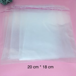 Sachets plastique transparent adhésifs vendu par Lot de 50 image 9