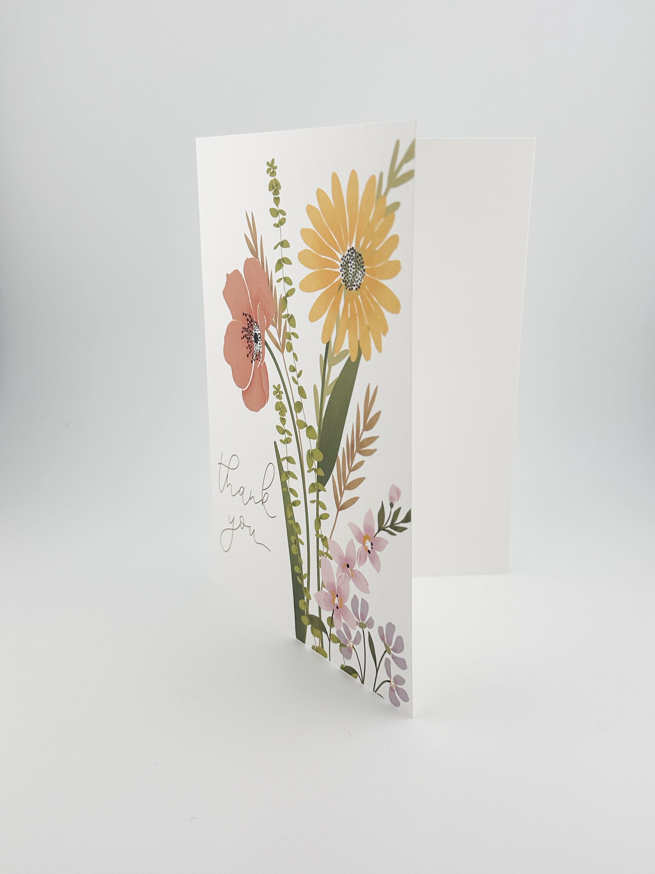 Floral Blank Cards With Envelopes Candcamp 24 Pack & Stickers - 6 ...