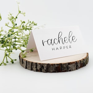 Calligraphy Place Cards | Hand Written Wedding Place Cards | Custom Escort Cards for Events
