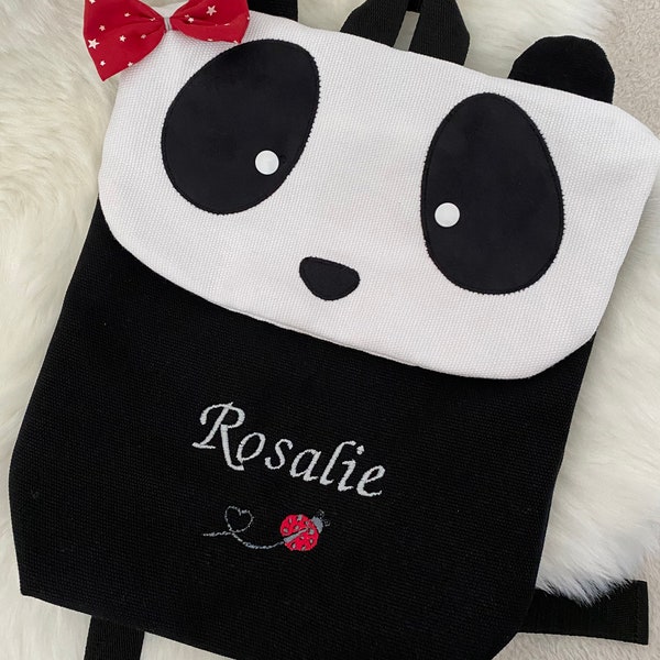 Sac à dos panda Liberty Wiltshire - Personnalisable avec le prénom de votre petit bout