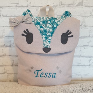 Sac à dos enfant Liberty Mitsi - Personnalisable avec le prénom de votre petit bout