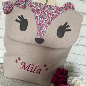 Sac à dos enfant Liberty Wiltshire bud - Personnalisable avec le prénom de votre petit bout