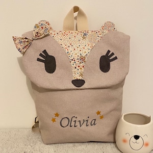 Sac à dos enfant Liberty Adelajda - Personnalisable avec le prénom de votre petit bout