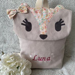 Sac à dos enfant Liberty Adelajda - Personnalisable avec le prénom de votre petit bout