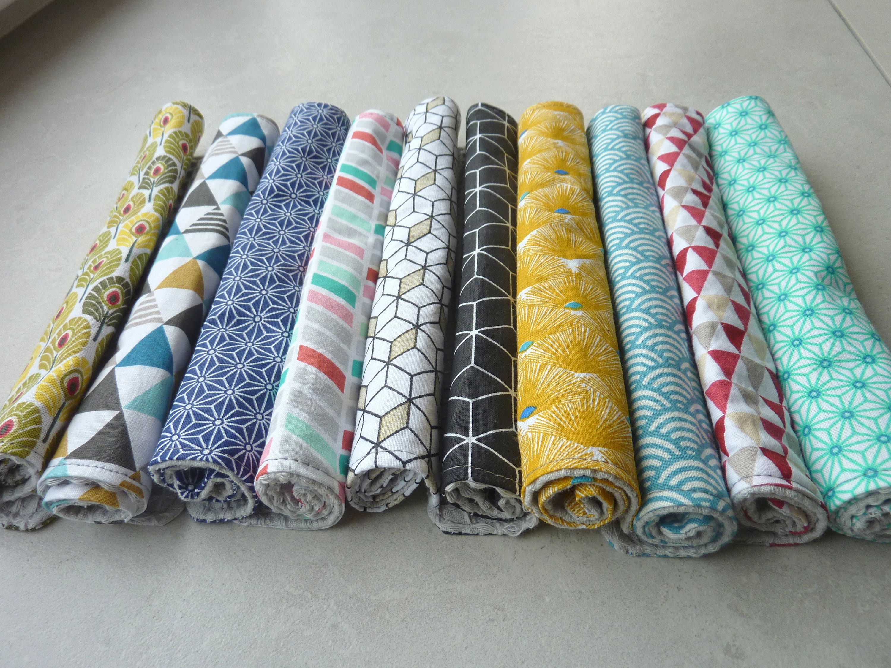 Essuie-Tout Lavable, Essuie-Tout Réutilisable, Zéro Déchet, Sopalin Serviette de Table, avec ou Sans