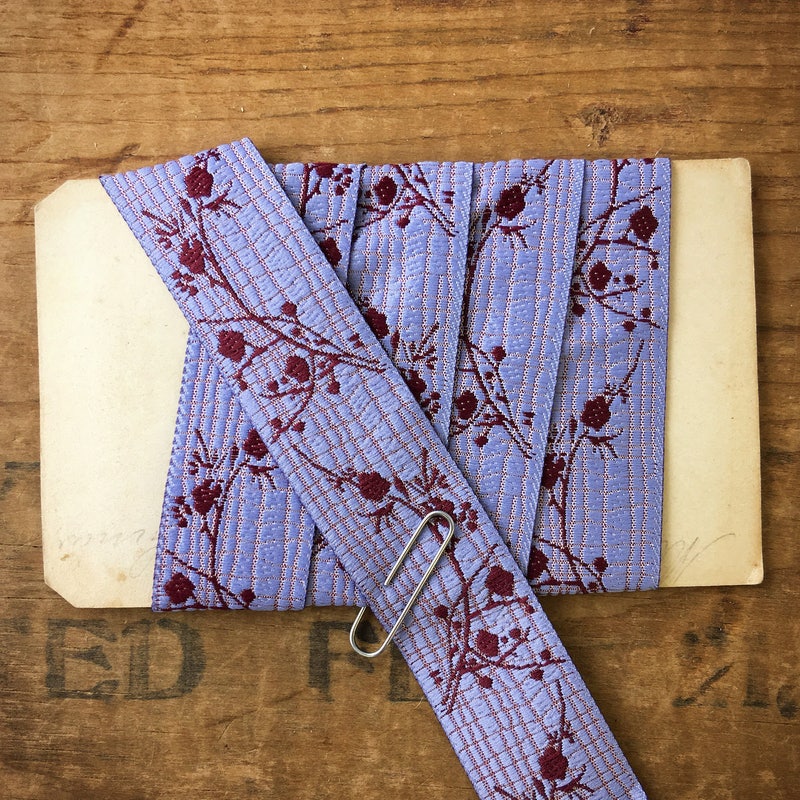 Floral Jacquard Ribbon - Etsy