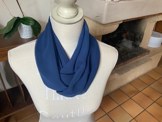 Silk snood sale scarf