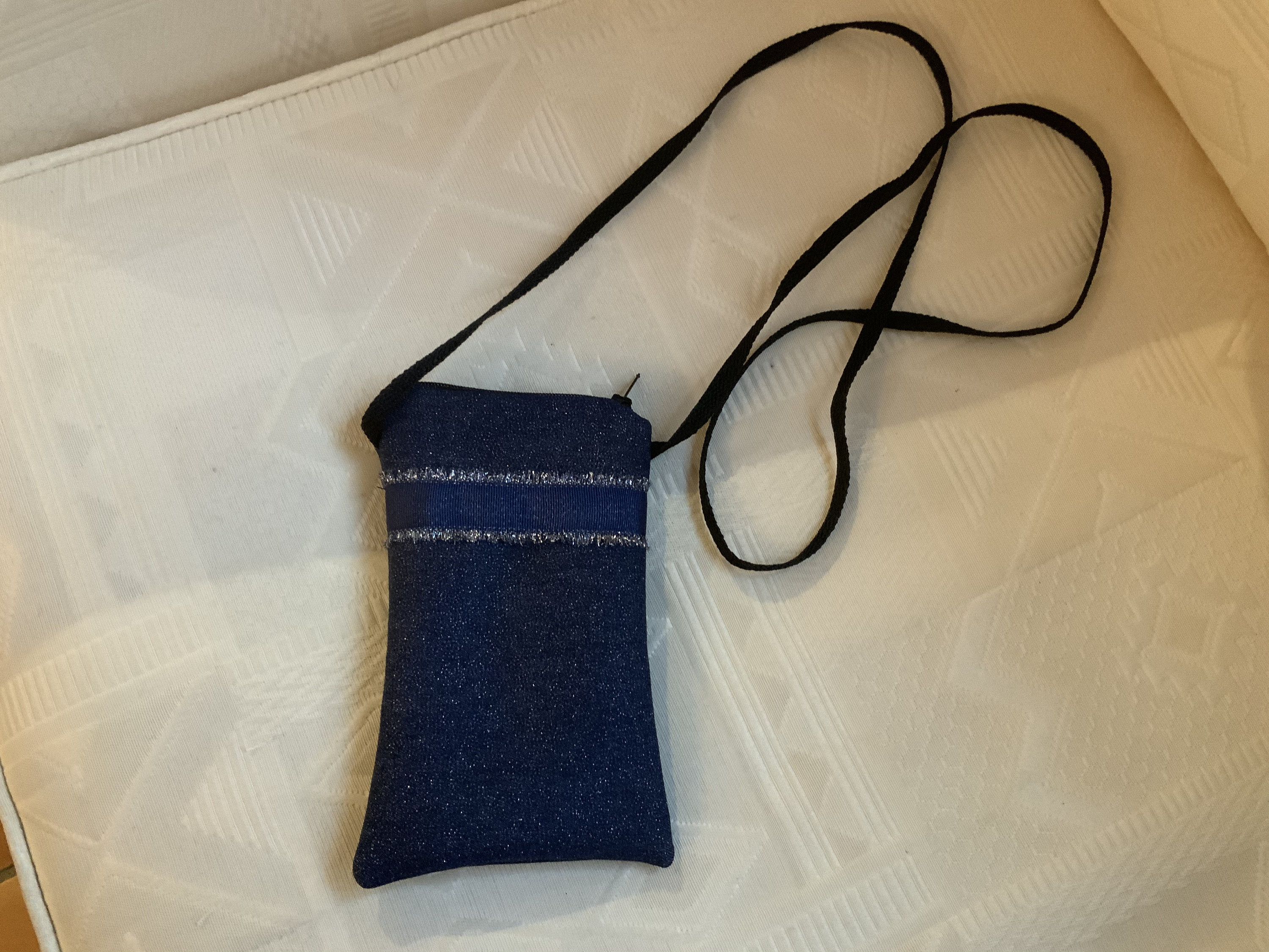 glitter garment bag