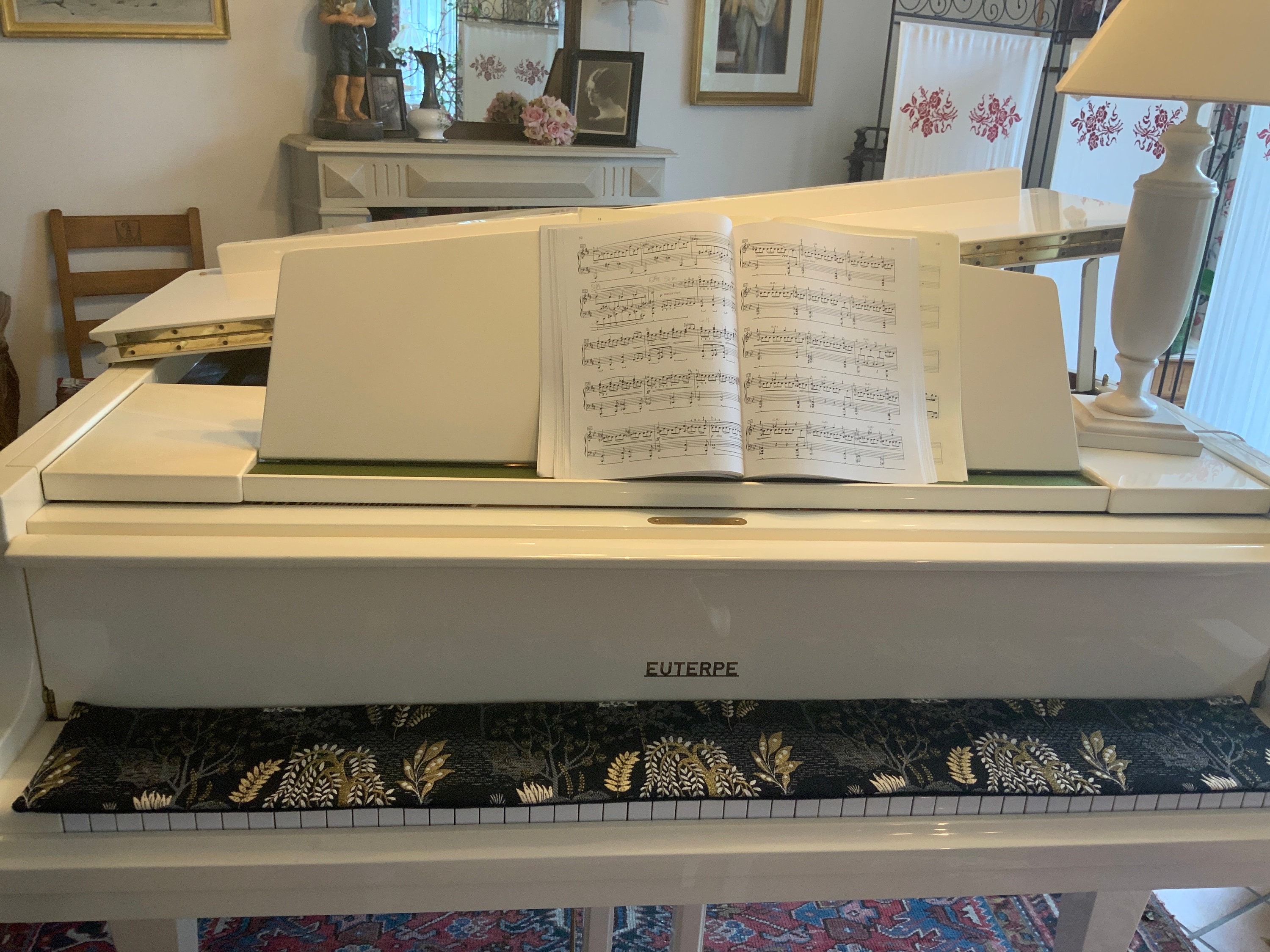 Tabouret piano antique -  France