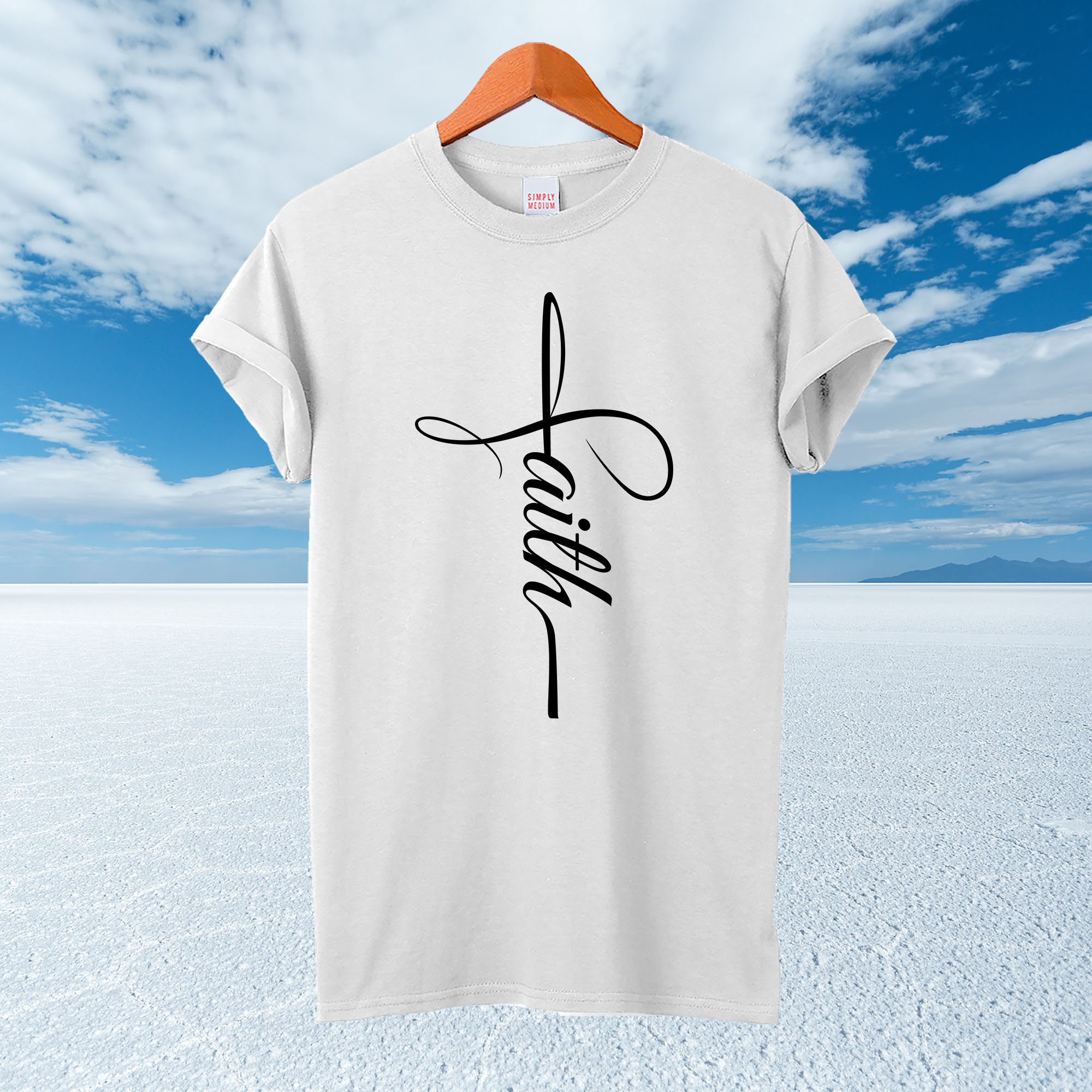 Foi Teeshirt chrétien Chemise Jésus TShirt Unisex Etsy