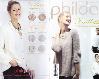 mini catalogue phildar ete 2009 modeles à petit prix