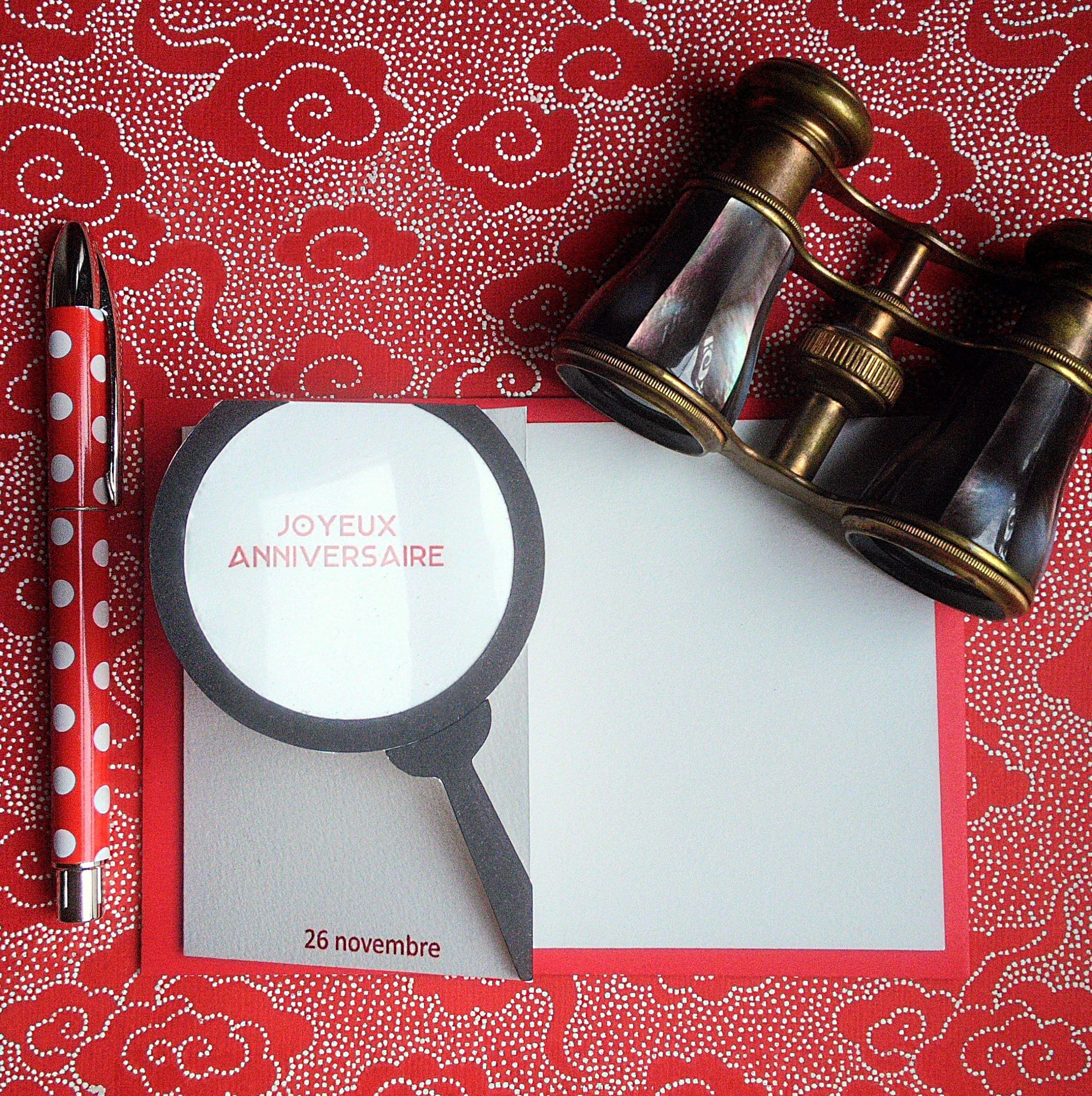 Card Loupe Happy Birthday Birthday Card Etsy