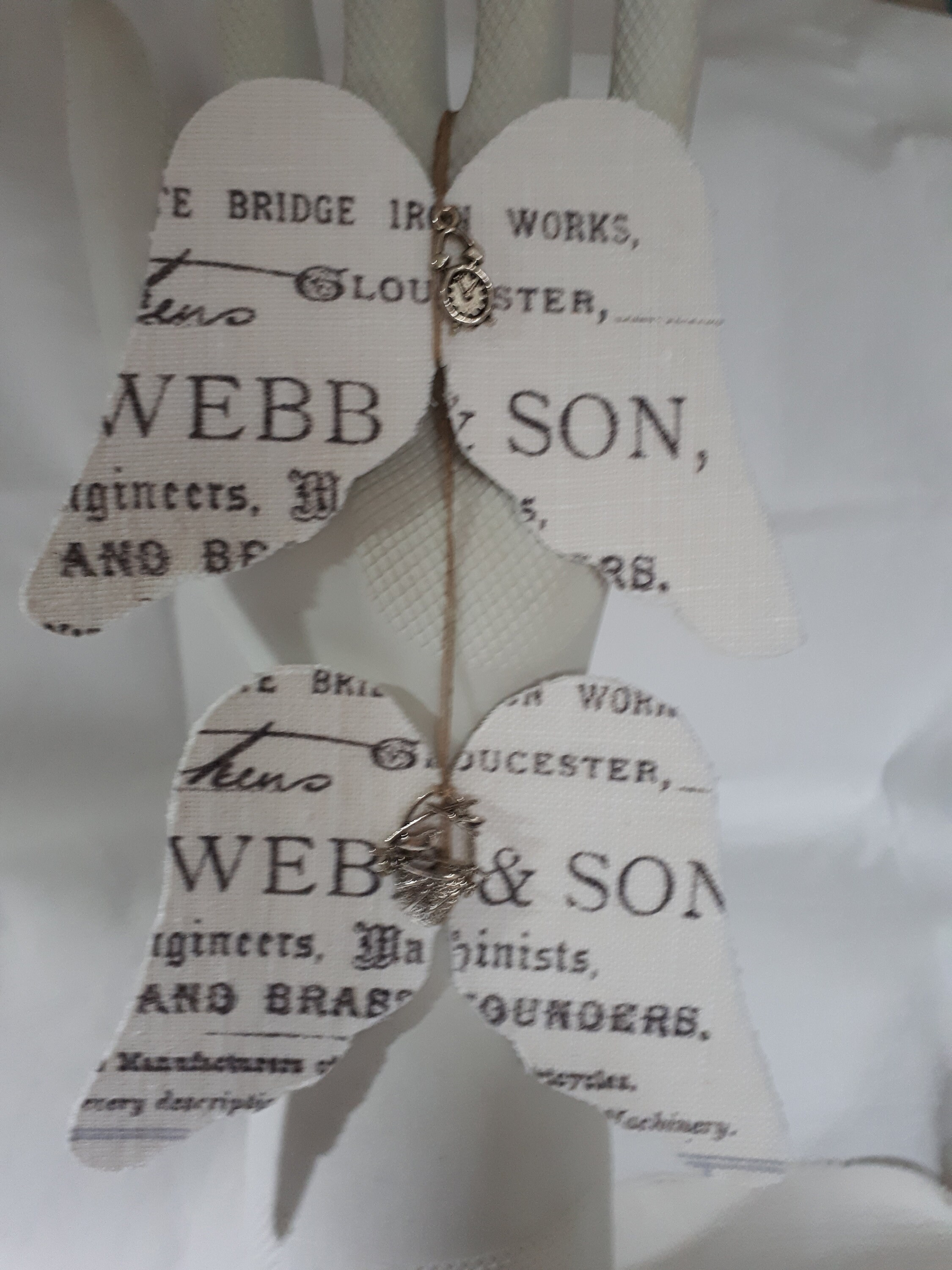 Paire d'ailes d'ange en Lin