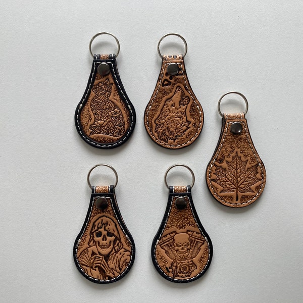 Leather Key Ring Patterns Etsy