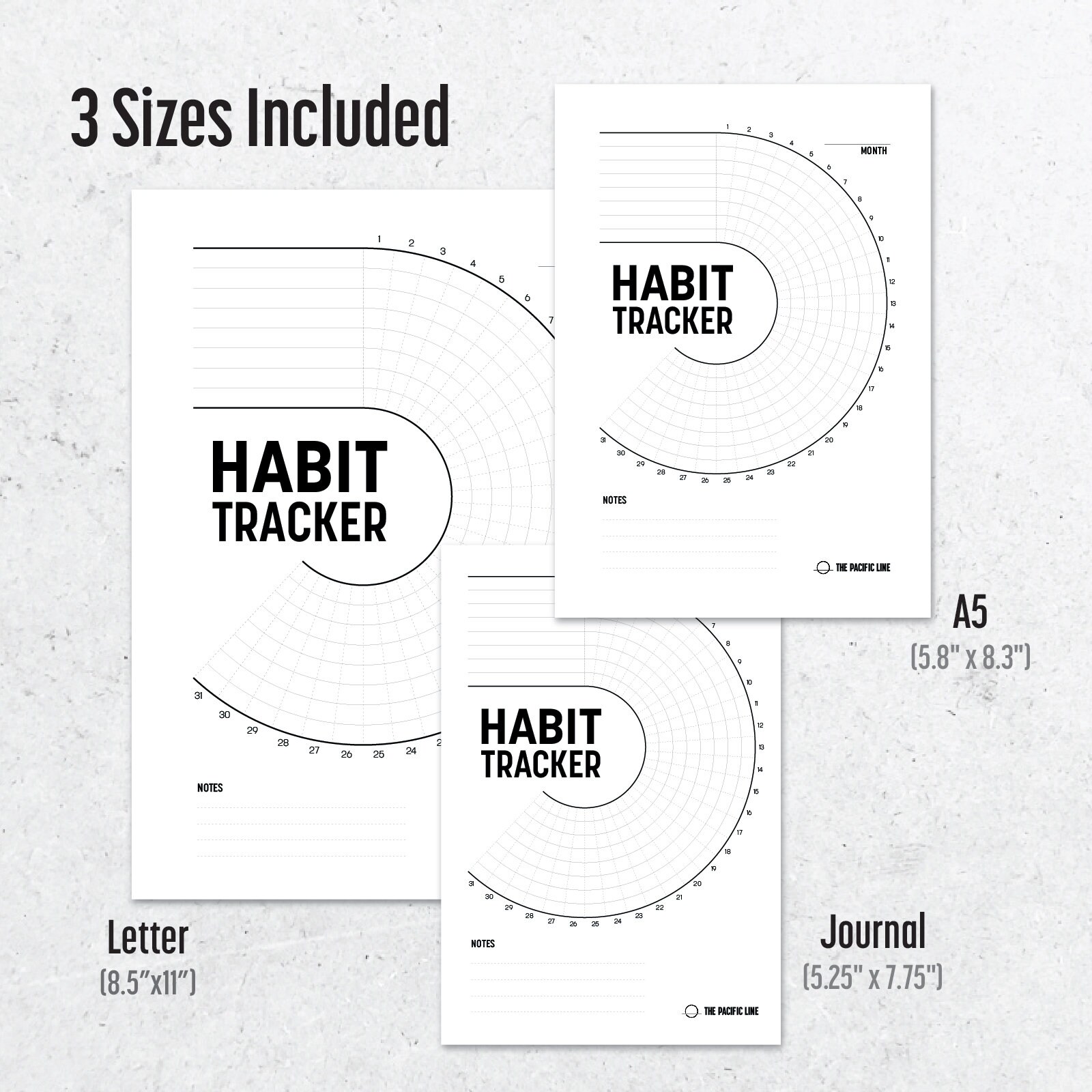 Minimalist habit tracker printable monthly habit trac vrogue co
