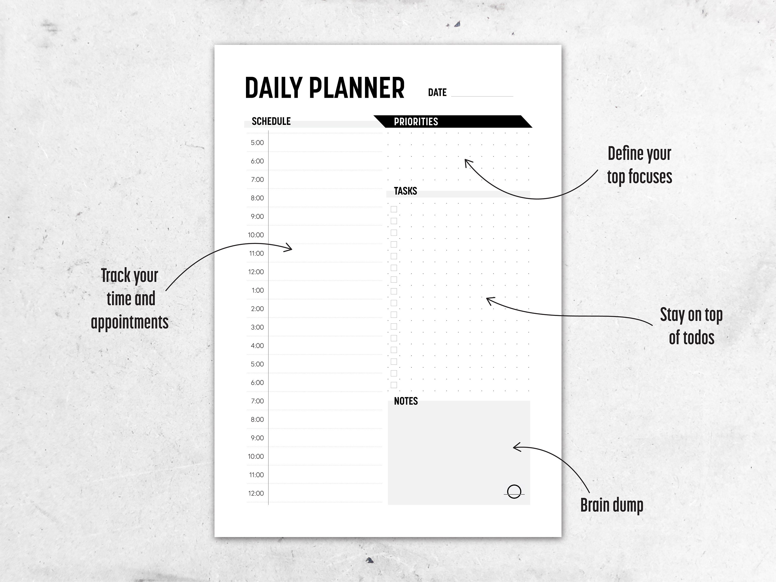 Minimalist Daily Planner