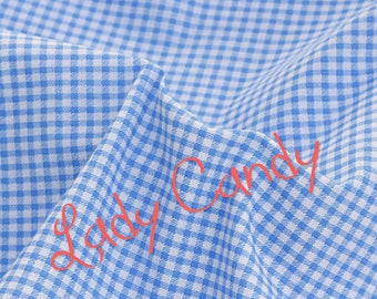 Fabric width 150 cm / Blue / sewing 150 x 50cm #7295