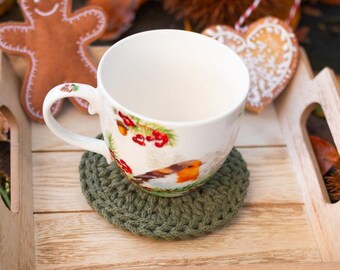Crocheted coaster • Cocoon