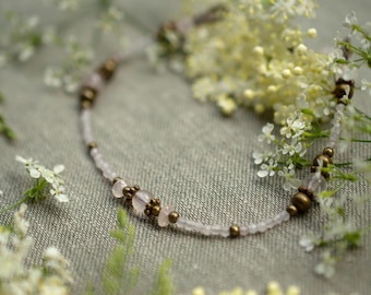 rose quartz bracelet • Fairy Oath