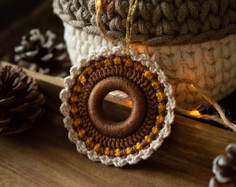 Mini crocheted wreath • Secret of the cycles
