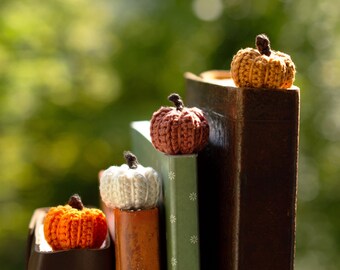 Crochet Bookmarks • Pumpkin