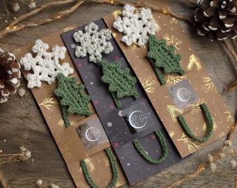 Crochet Snowflake Bookmarks • Yule Fairyland