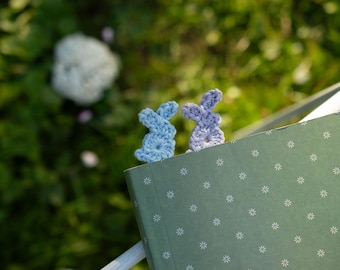 Crocheted Flower Rabbit Bookmarks • Ostara Heritage