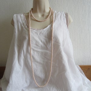 Necklace pink necklace in glass beads