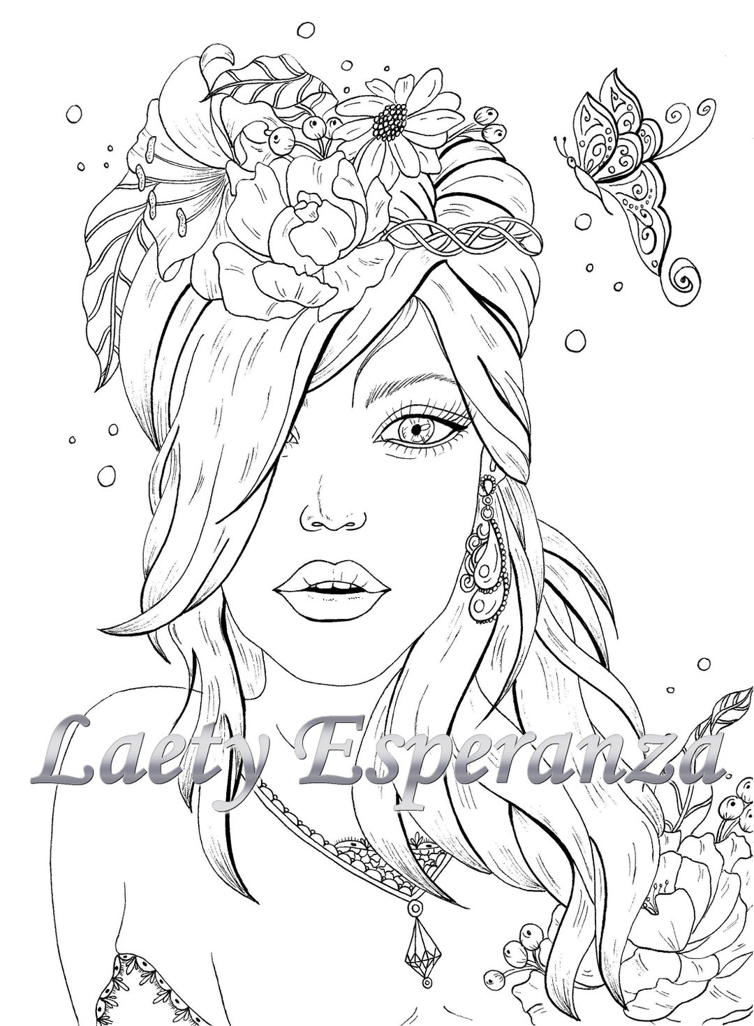 coloring-pdf-drawing-to-print-for-adults-and-children-instant-download