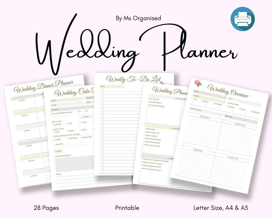 Ultimate Wedding instant Download Etsy