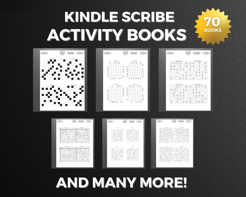 Kindle Scribe 2024 Template Bundle and Activity Book Mega Etsy Canada